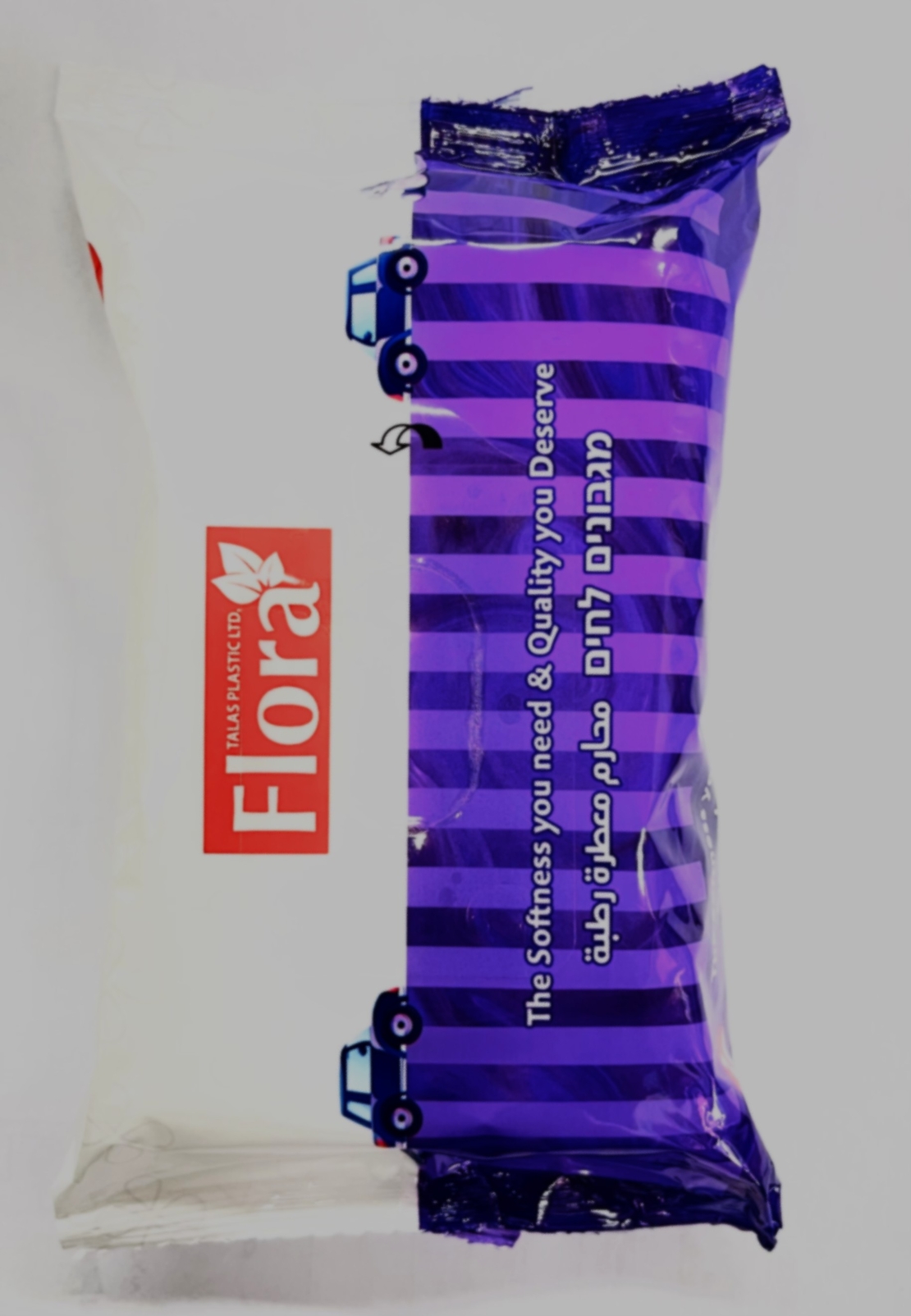 פלורה מגבונים לחים 1/24  FLORA