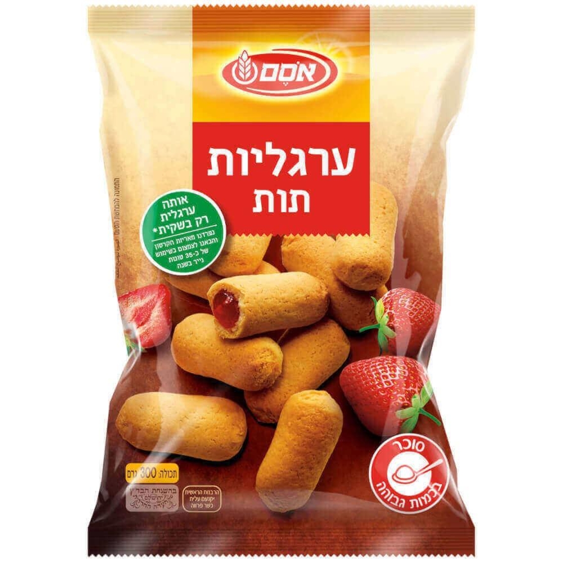 ערגליות תות שדה300 גרם אסם