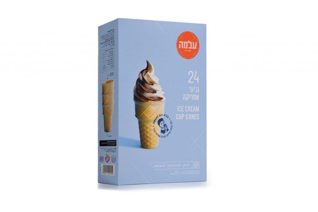 עלמה גביעי גלידה חדש אמריקה 24 גביע