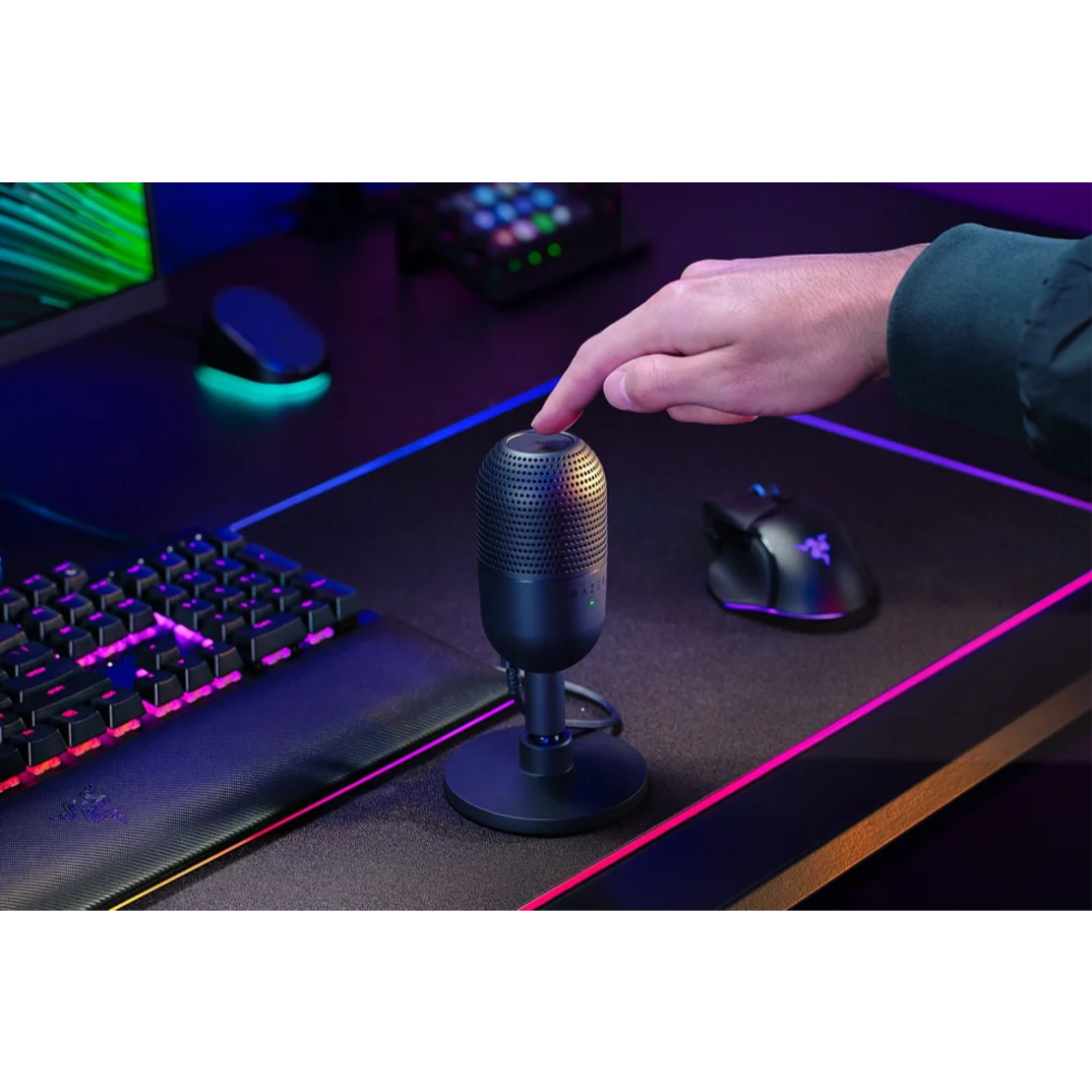 Seiren V3 Mini מיקרופון שחור מבית RAZER