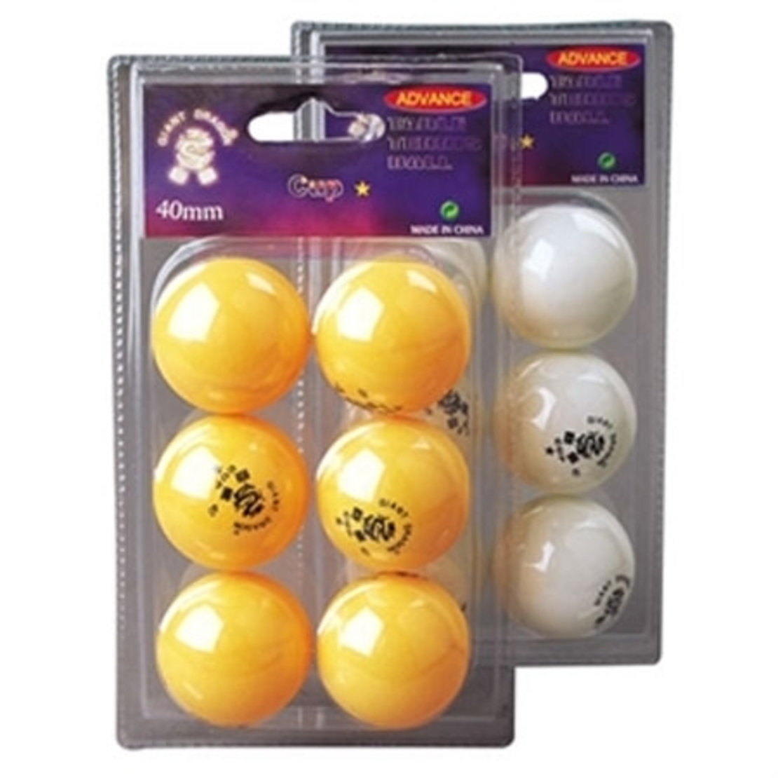 סט 6 כדורים GIANT DRAGON 2 כוכבים 40 מ