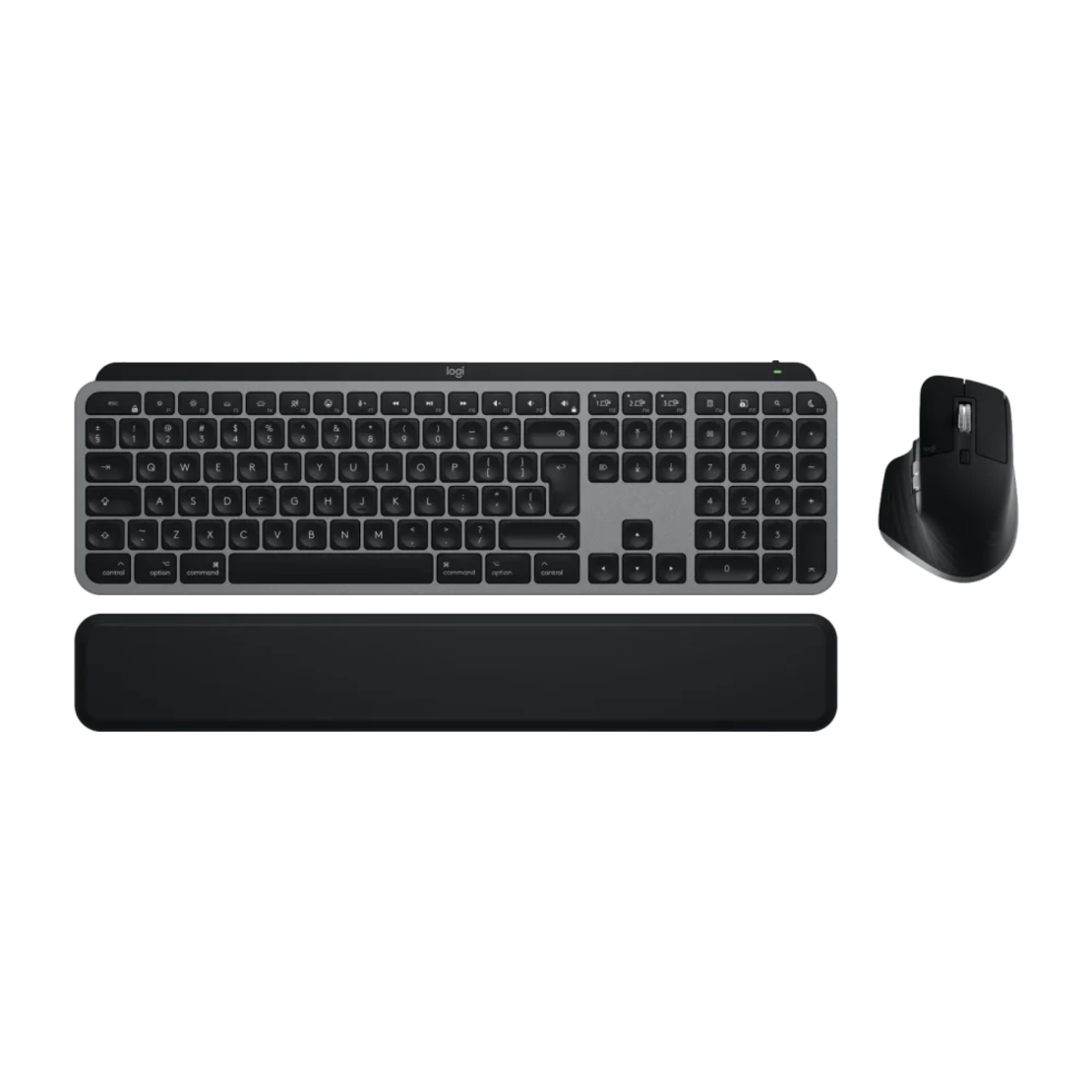 סט מקלדת ועכבר אלחוטי LOGITECH MX KEYS S COMBO FOR MAC SPACE GREY