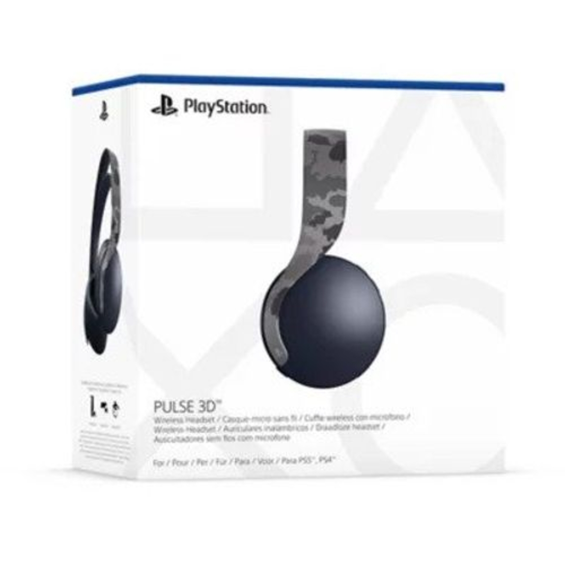 PULSE 3D WIRELESS HEADSET CAMOFLAGUE אחריות MGM סוני