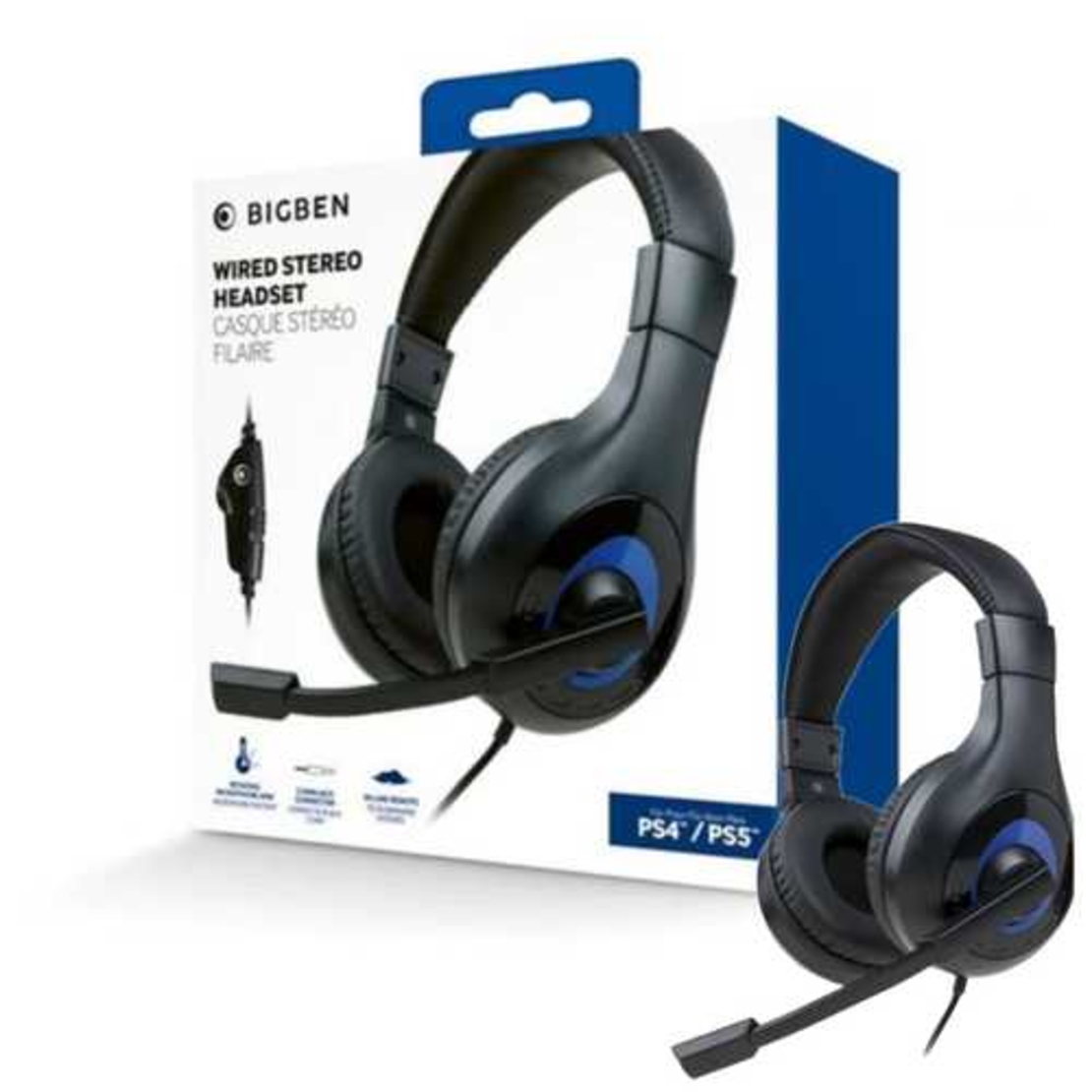 Nacon Essential Stereo BLACK PS4/PS5