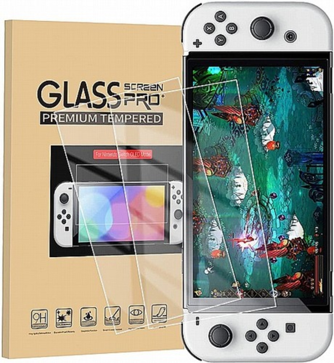 OLED מגן מסך זכוכית NINTENDO SWITCH נינטנדו