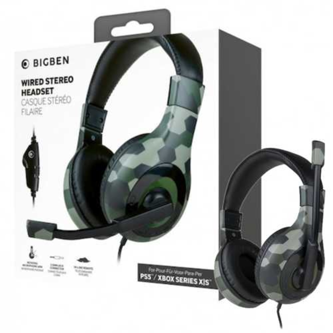 Nacon Essential Stereo Black & Green PS5 / XBOX SERISX/S