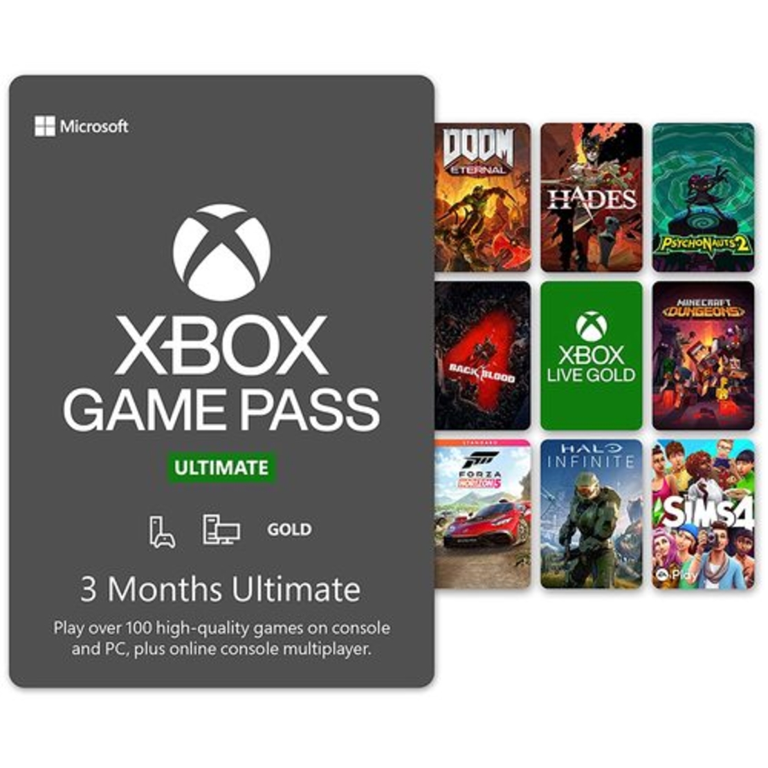 Xbox Game Pass Ultimate 3 Months מייקרוסופט