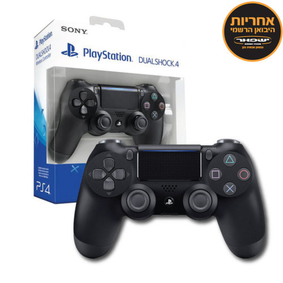BLACK PS4 DUALSHOCK 4 CONTROLLERS ישפאר סוני