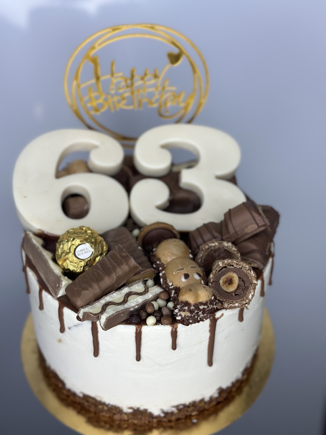עוגת מוס נוטלה קינדר - קוטר 18