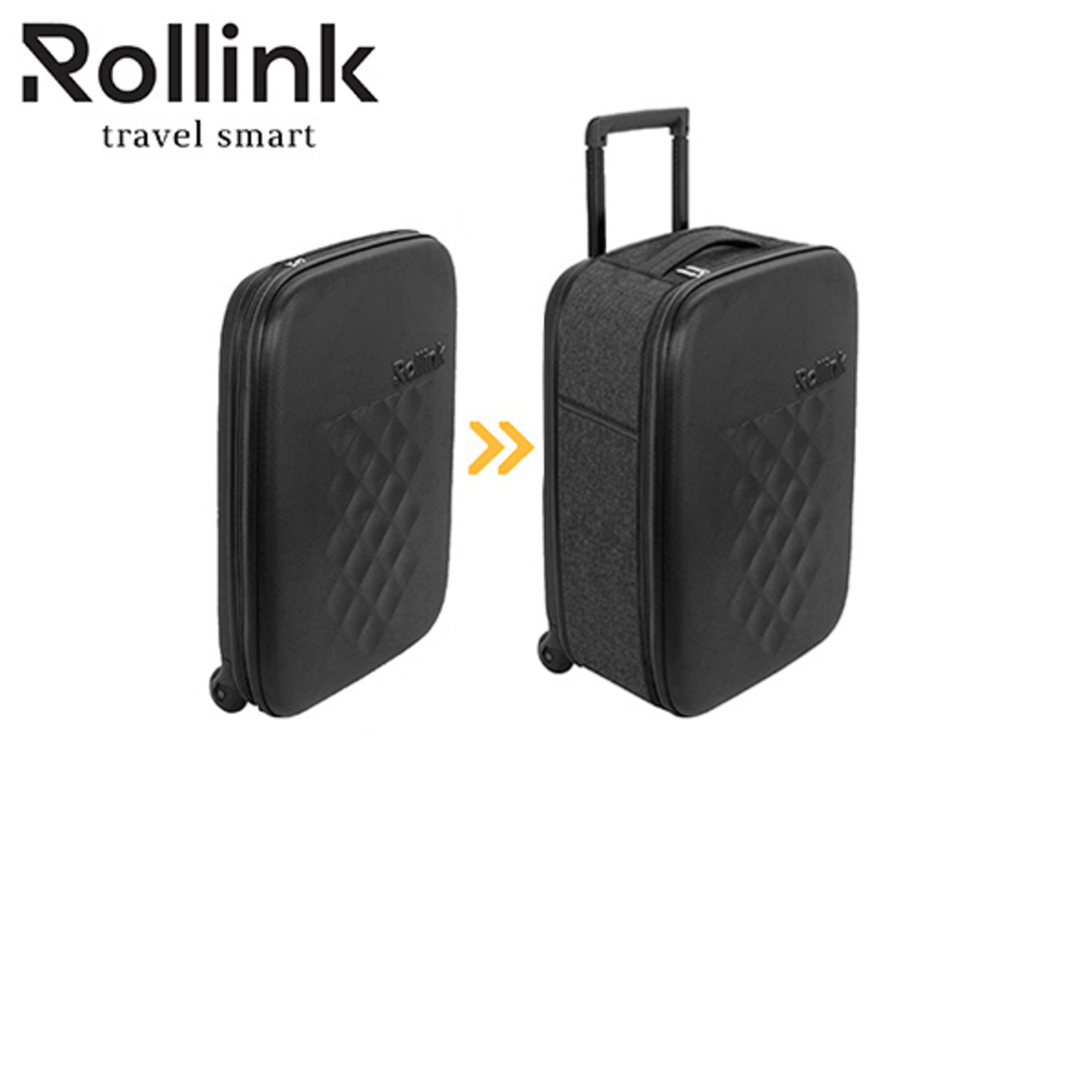 FLEX EARTH – המזוודה המתקפלת הדקה בעולם | Rollink 21