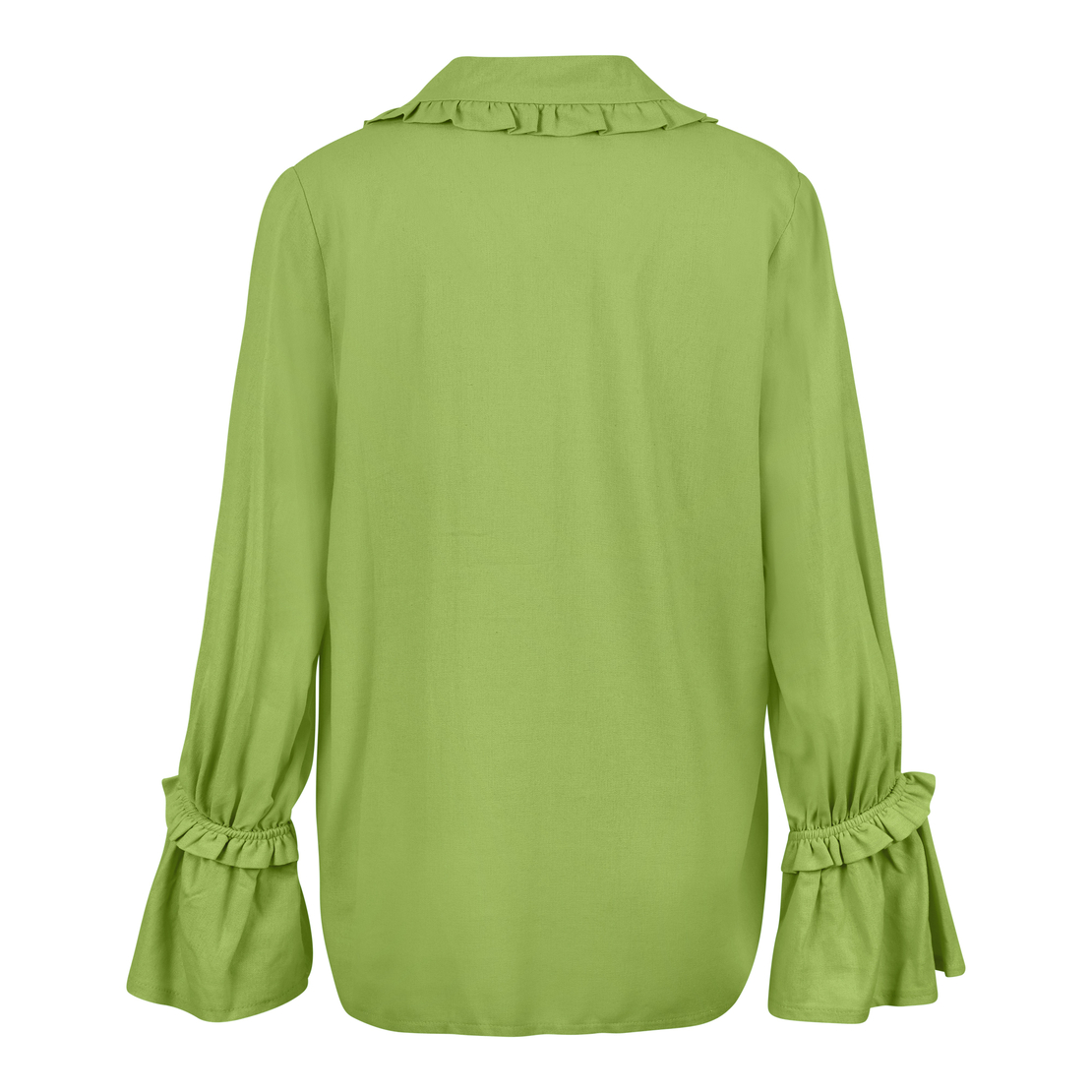 LUNNA Linen Blouse lime