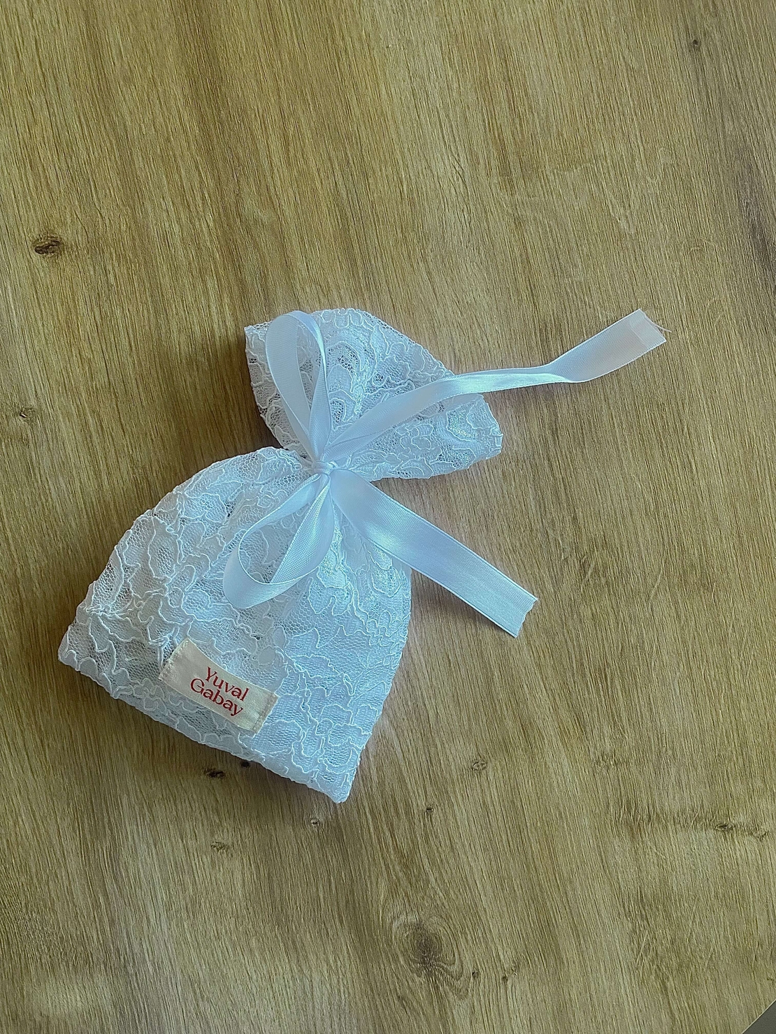 Large handmade lace scrunchie