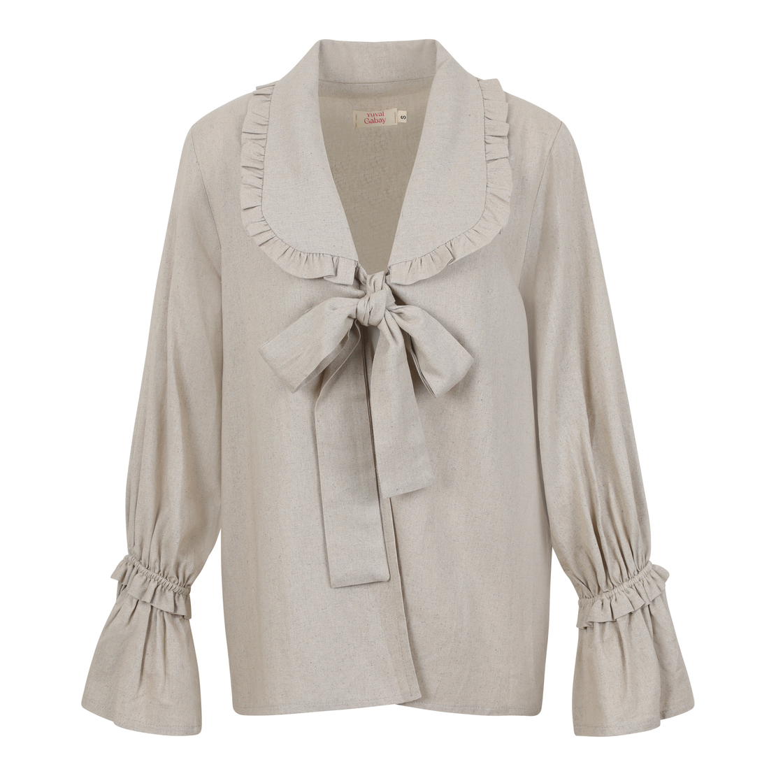 LUNNA Linen Blouse sand