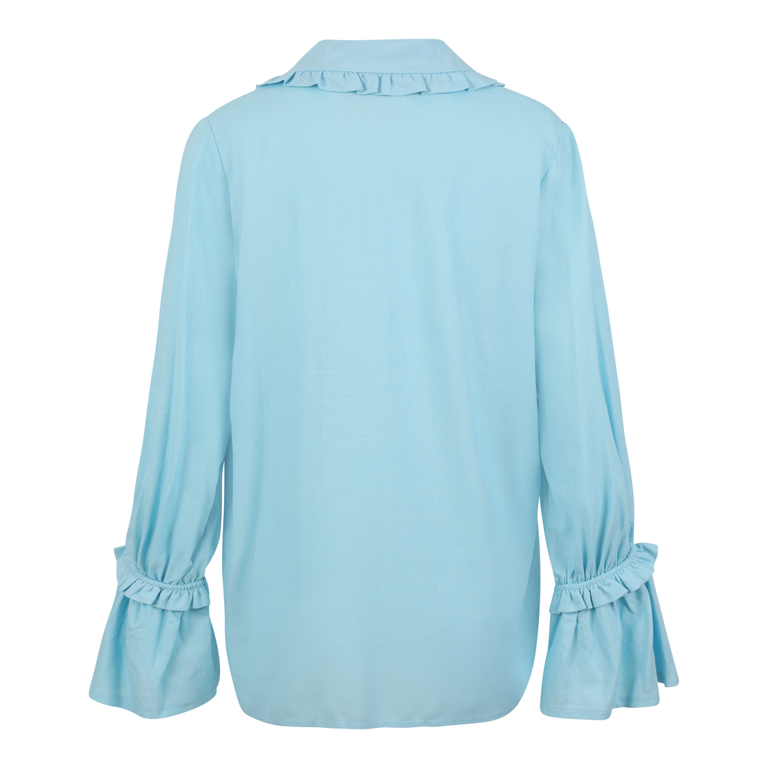 LUNNA Linen Blouse Baby blue