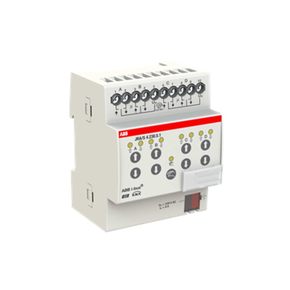בקר 4 יציאות תריסים 230VAC