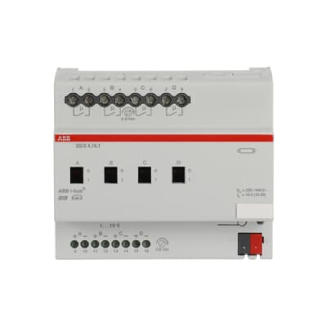 בקר 1-10V לעמעום תאורה 4 יציאות 16A