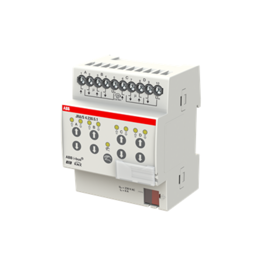 בקר 4 יציאות תריסים 230VAC