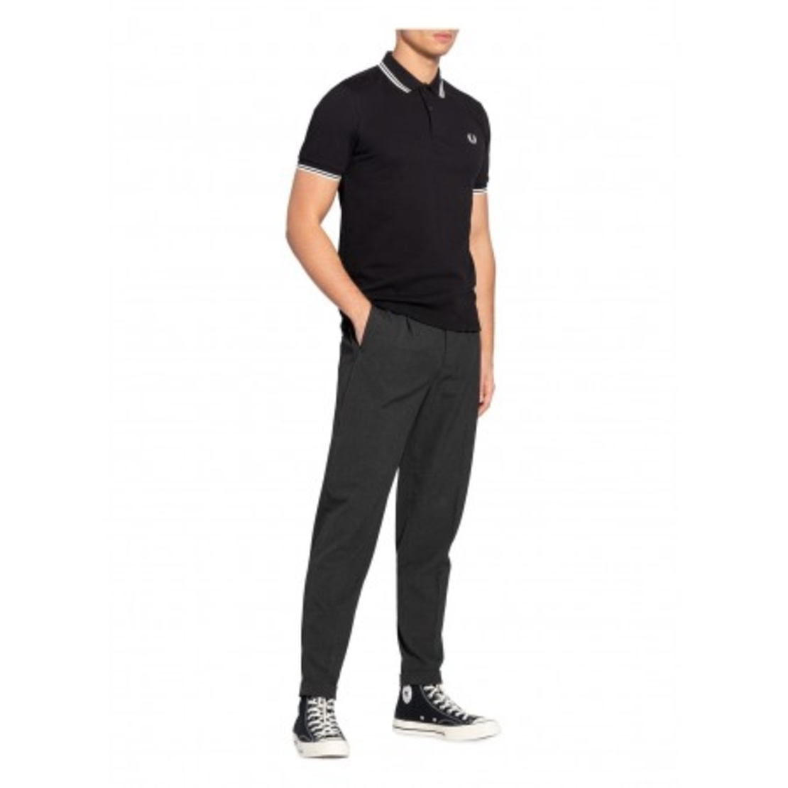 פולו צווארון של FRED PERRY כותנה
