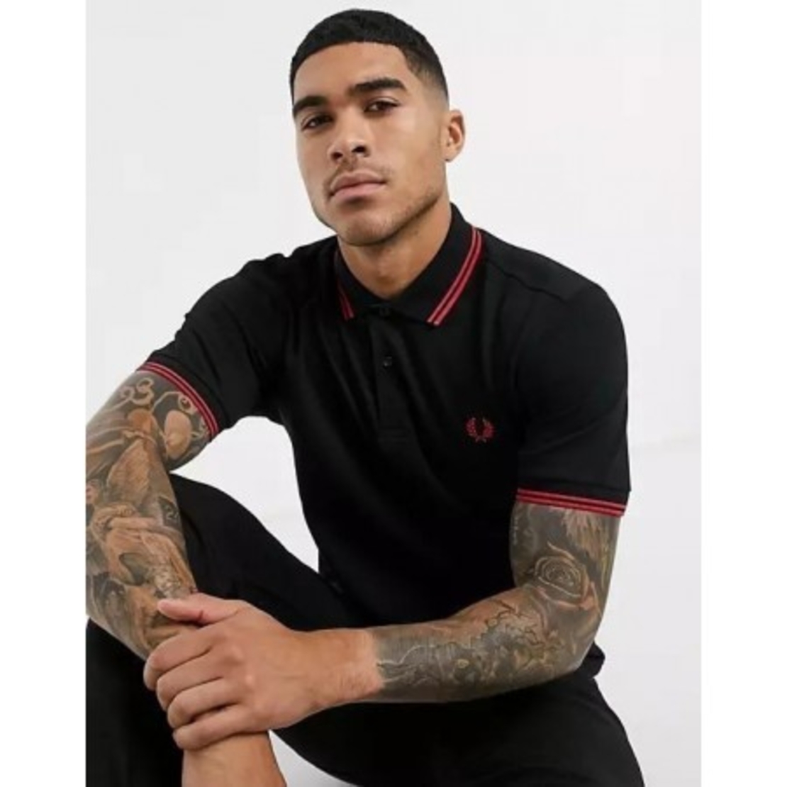 פולו צווארון של FRED PERRY כותנה