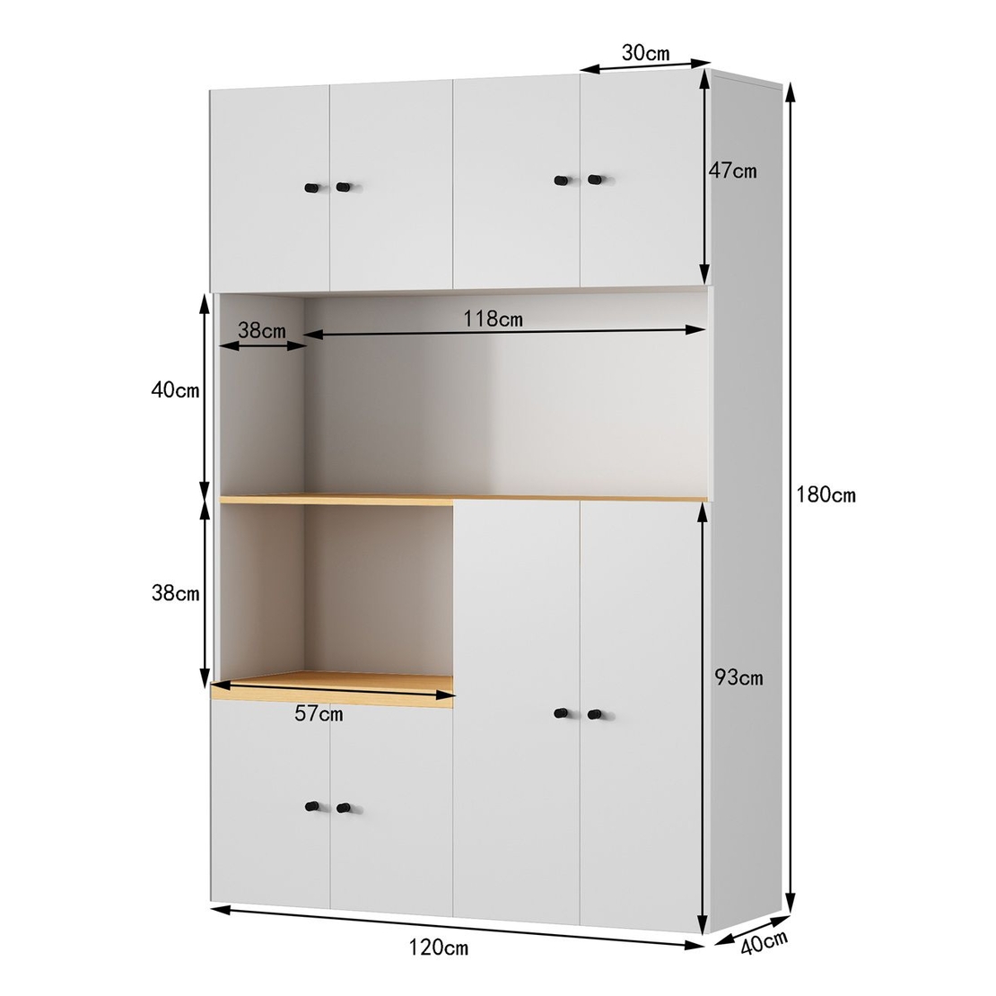 ארון שירות למיקרוגל דגם בלדסטון BLOODSTONE