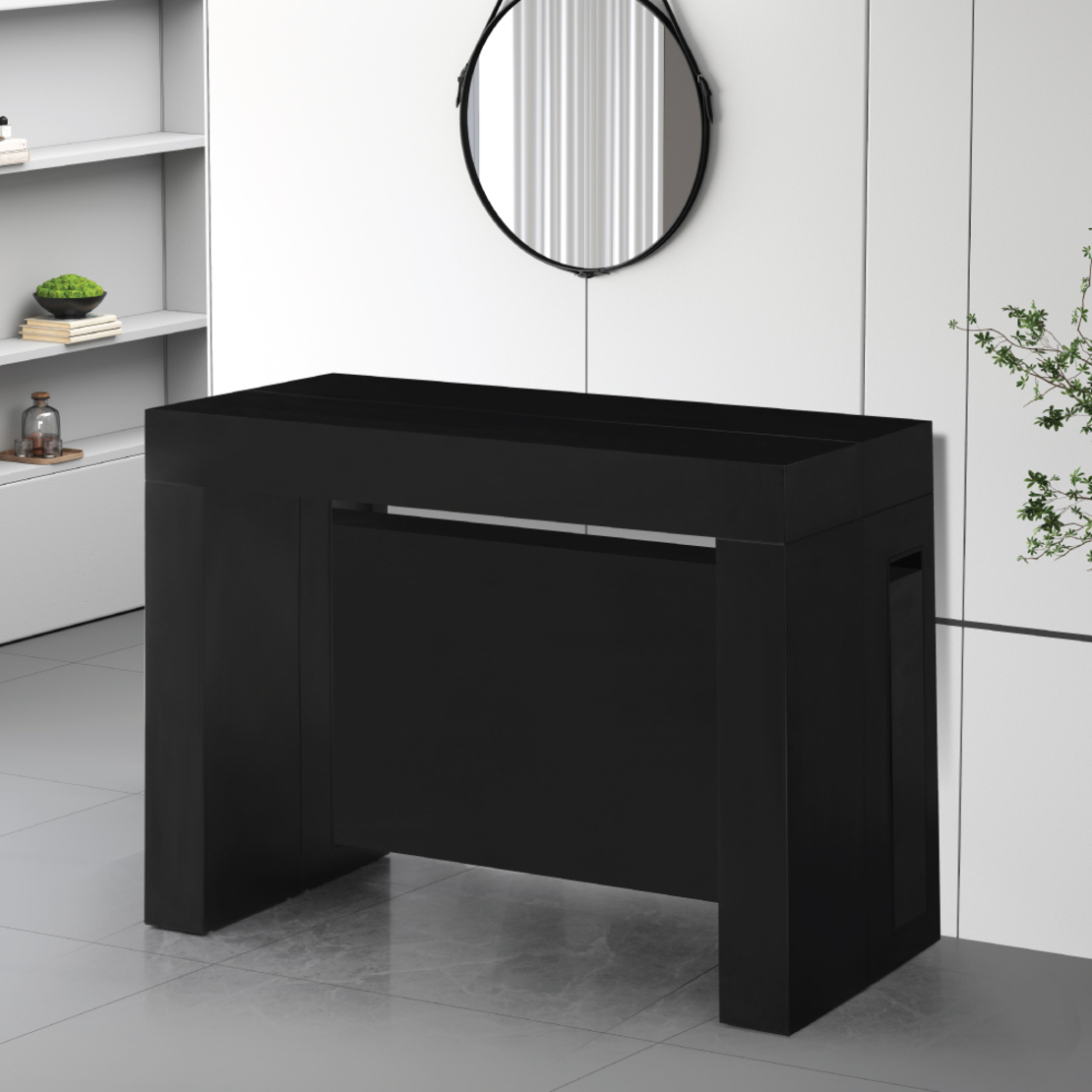 קונסולה נפתחת לפינת אוכל 3 מטר דגם הרמס Hermes שחור | מבית WOODY