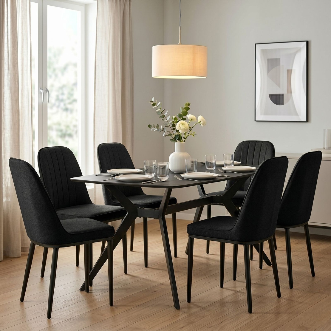 פינת אוכל קרמיקה 140X80 ס