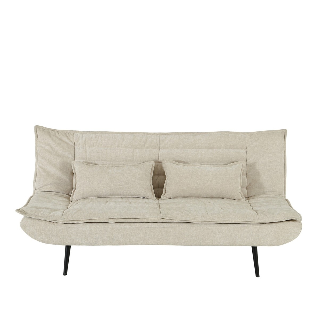 ספת אירוח מעוצבת נפתחת למיטה וחצי דגם הופמן HOFFMAN חום בהיר (בז')