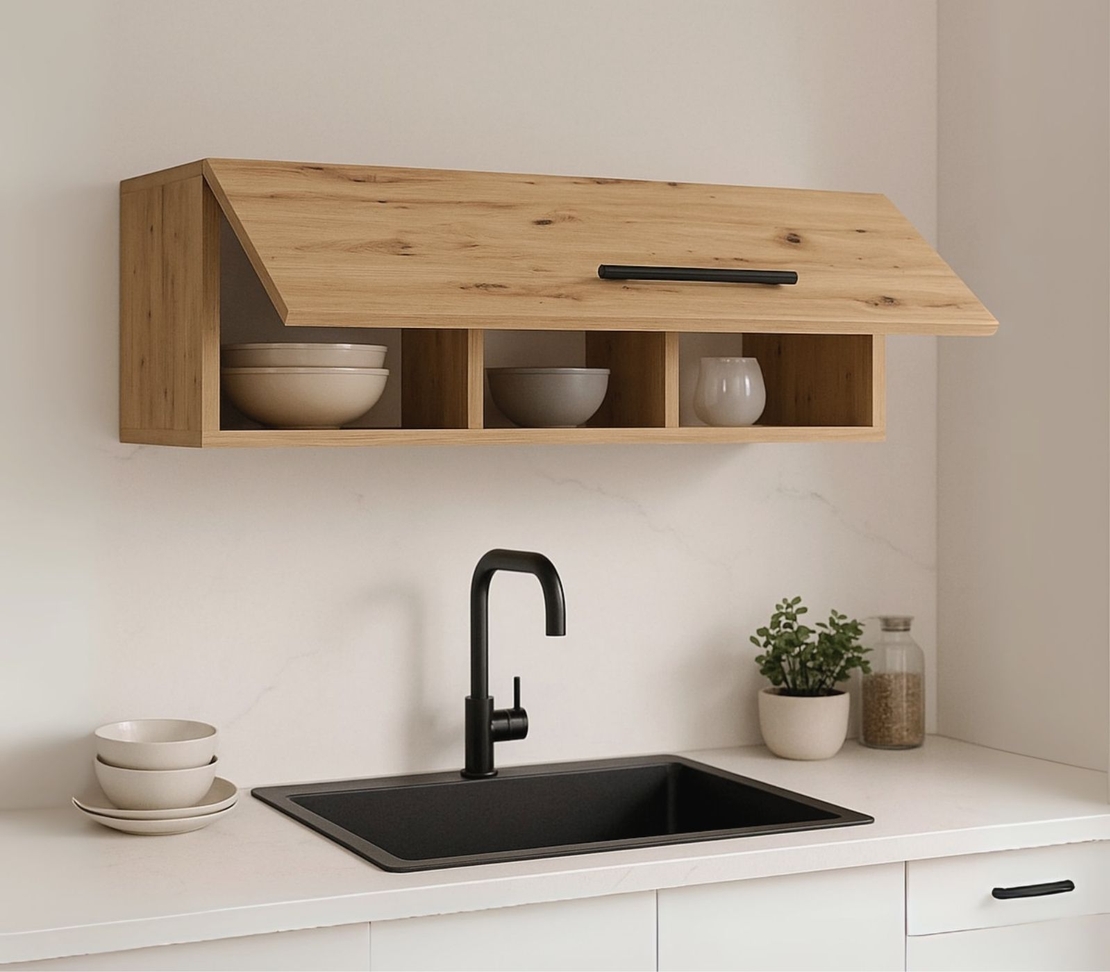 ארונית קלאפה 95/30 לתלייה לאורך או לרוחב דגם רונית RONIT אלון