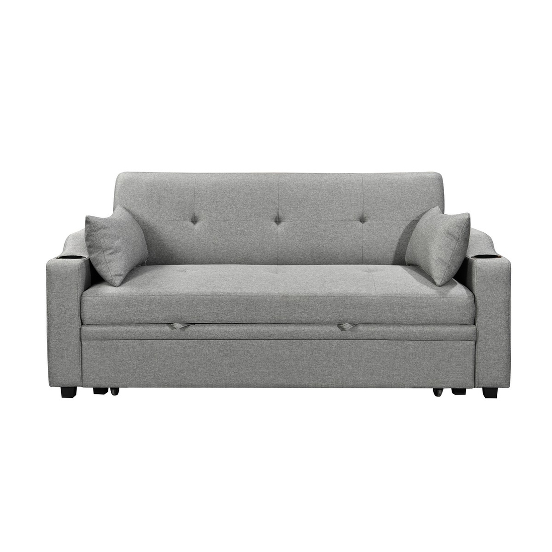 ספה דו-מושבית נפתחת למיטה זוגית דגם פצ’רטי PACERTI אפור