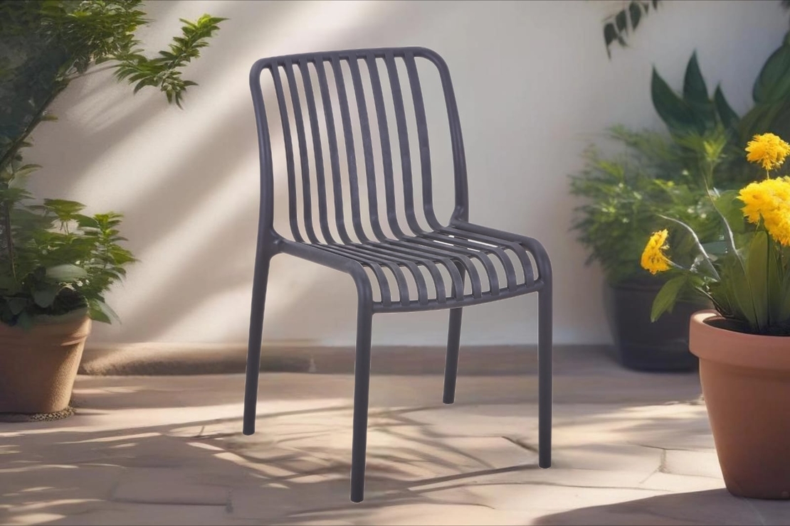 סט 4 כסאות לפינת אוכל פלסטיק דחוס נערם דגם בונוס במגוון בצעים לבחירה