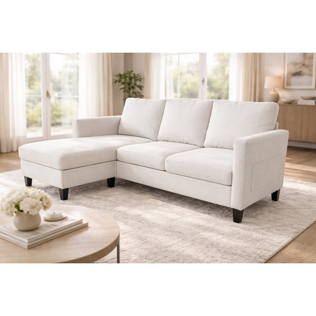 סלון פינתי מודולרי קומפקטי דגם פימס PIMS בז'