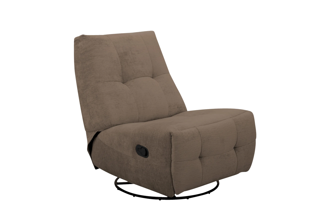 כורסת טלוויזיה מסתובבת עם מנגנון נדנוד והדום נשלף דגם ליאור חום