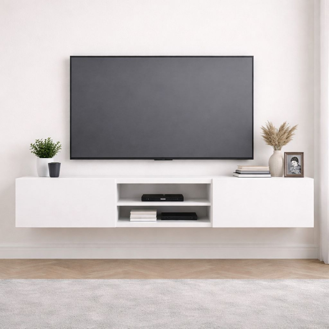 מזנון צף תלוי ברוחב 180 דגם איתי ITAY לבן