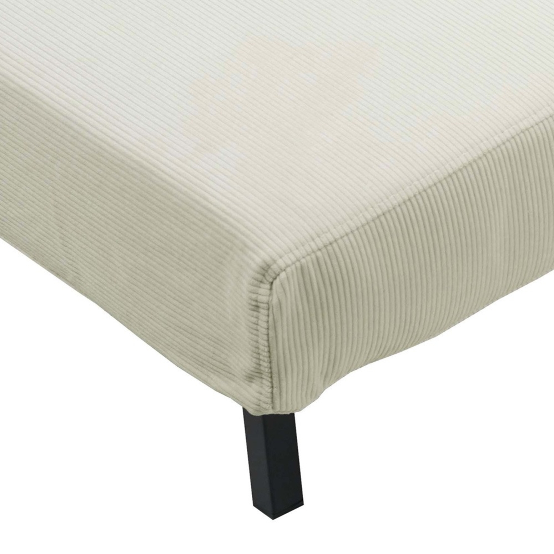 ספה ברוחב 120 נפתחת למיטה מרופדת בד רחיץ דגם נינט קרם