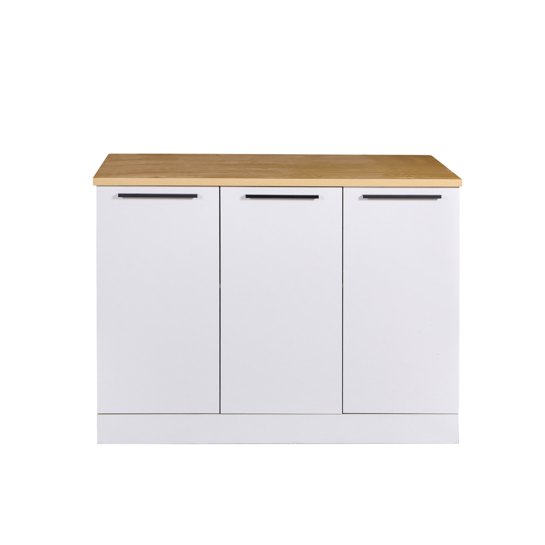 אי למטבח משולב שולחן בר דגם לורן Loren Door לבן משולב עץ | מבית WOODY