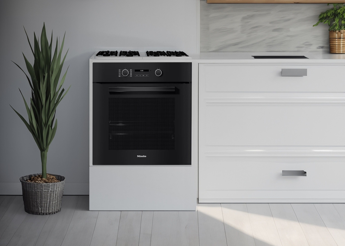 ארון שירות לתנור בילט אין וכיריים דגם בזלת לבן