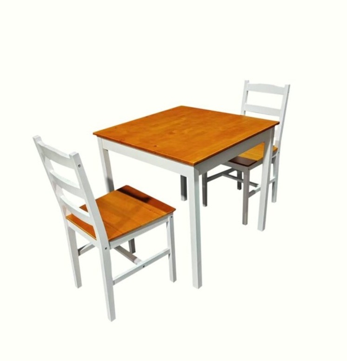 פינת אוכל מעוצבת מעץ מלא כולל זוג כסאות דגם ליז