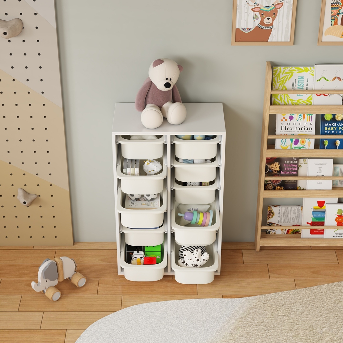 שידת איחסון מכלים בגוון לבן דגם בר BAR