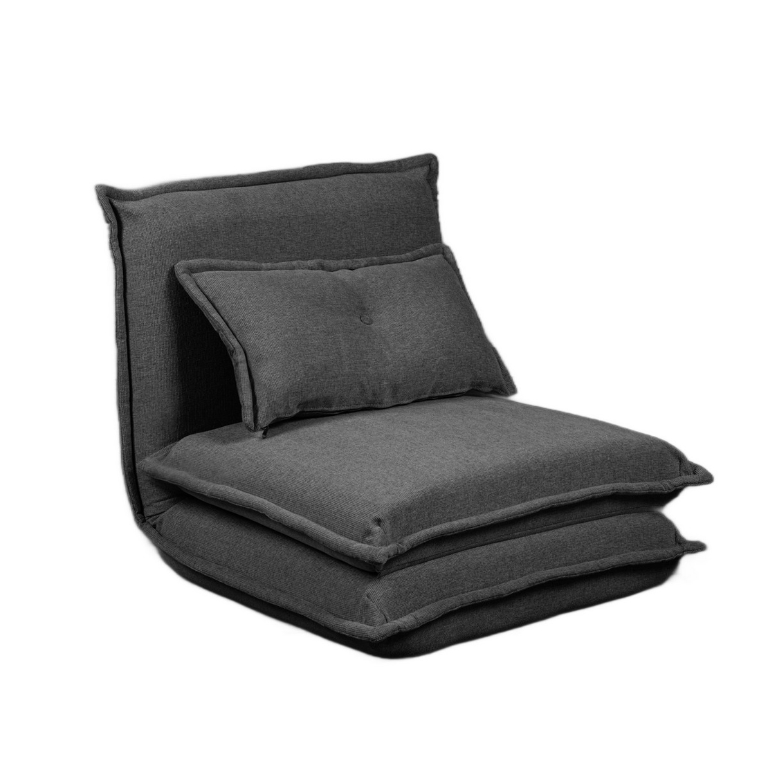 כורסא נפתחת למיטת יחיד דגם לוטוס LOTOS אפור