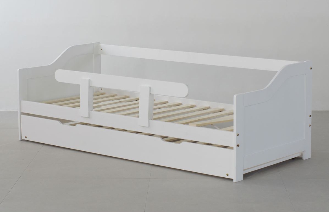 מיטת ילדים כוללת מזרנים מעקה בטיחות ומיטת חבר דגם טוטי TUTTI