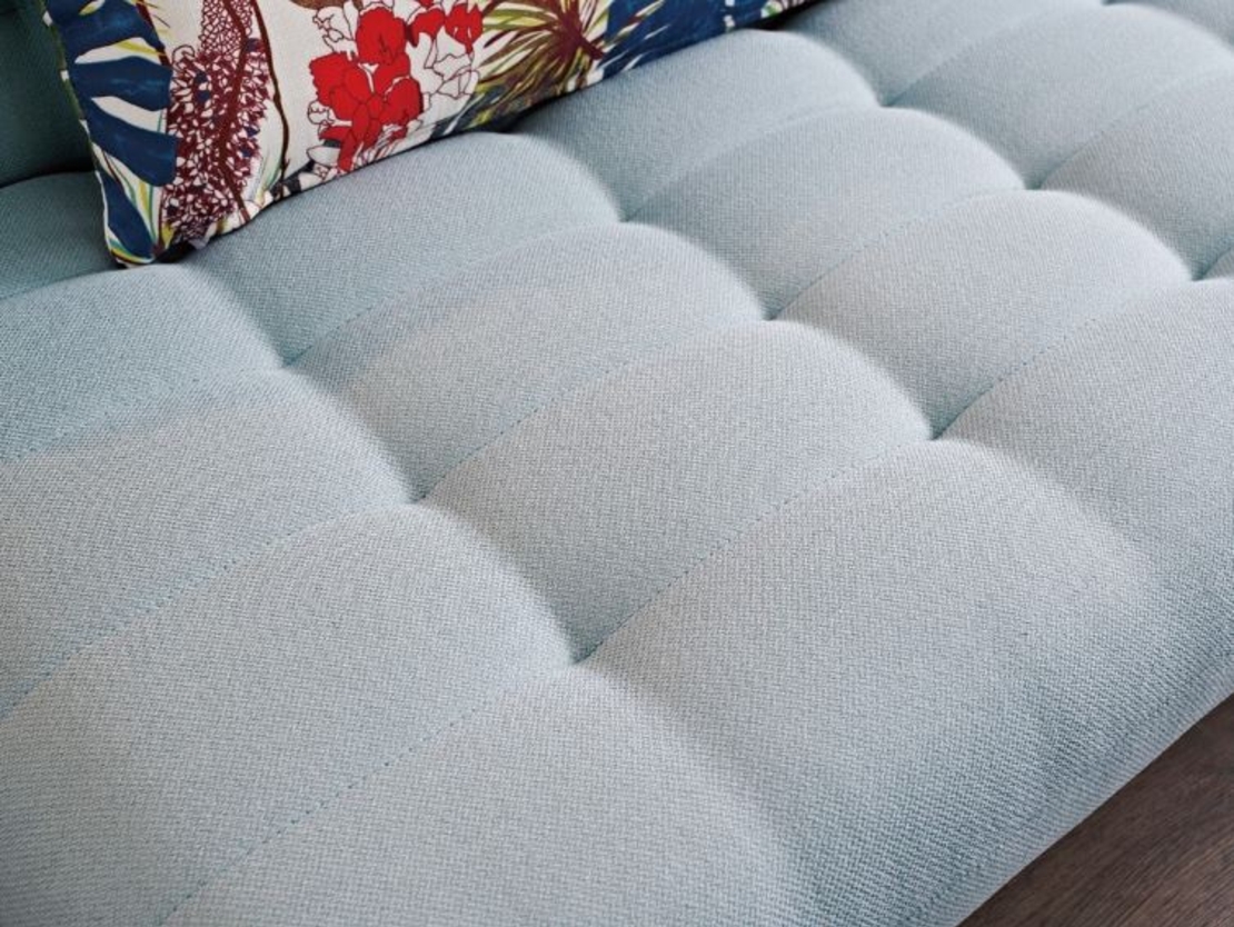 ספה מעוצבת נפתחת למיטה ברוחב וחצי דגם אריס ARIS תכלת