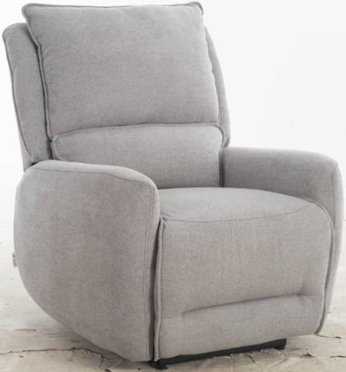 כורסת טלוויזיה חשמלית דגם גנובה Genova-1 אפור בהיר