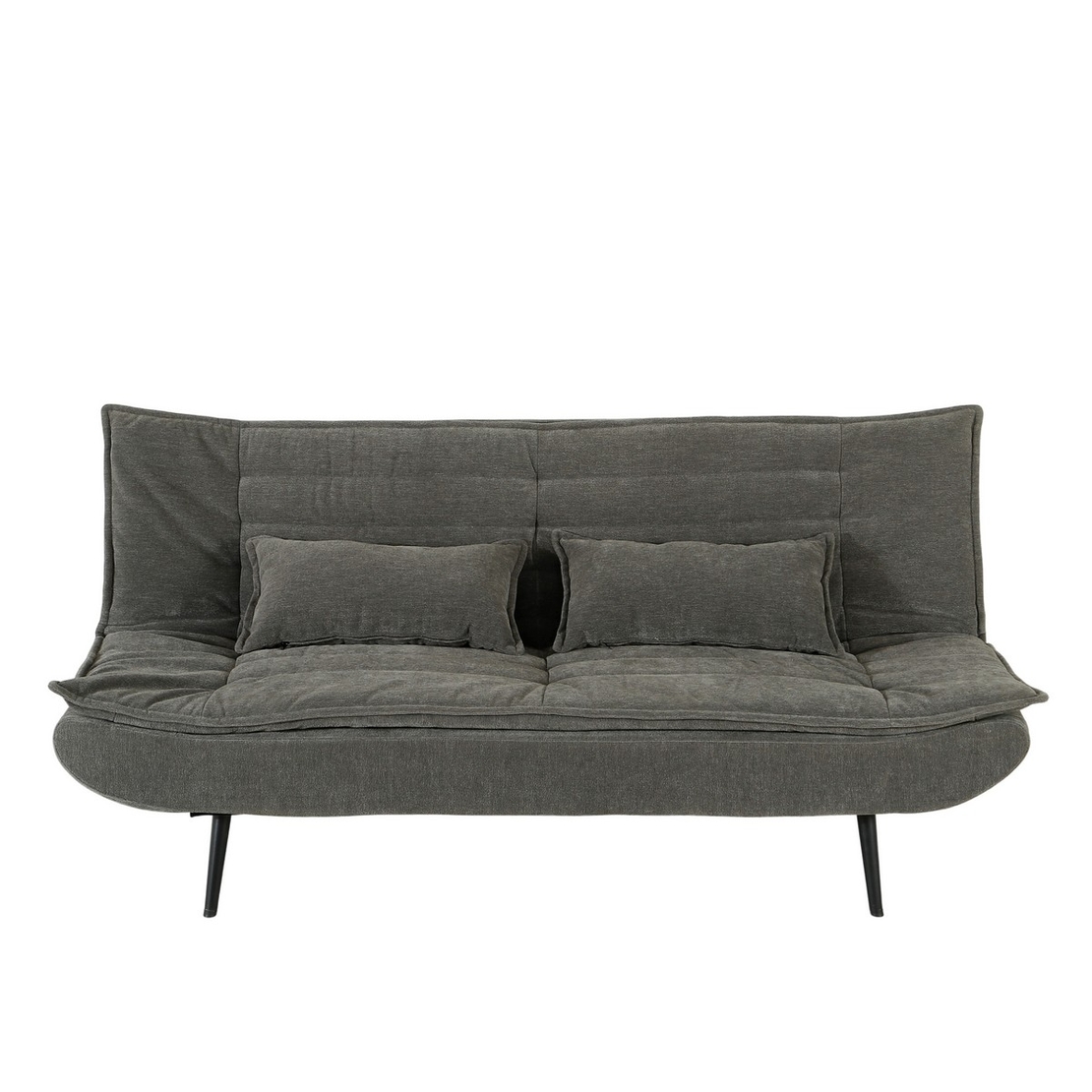 ספת אירוח מעוצבת נפתחת למיטה וחצי דגם הופמן HOFFMAN אפור כהה