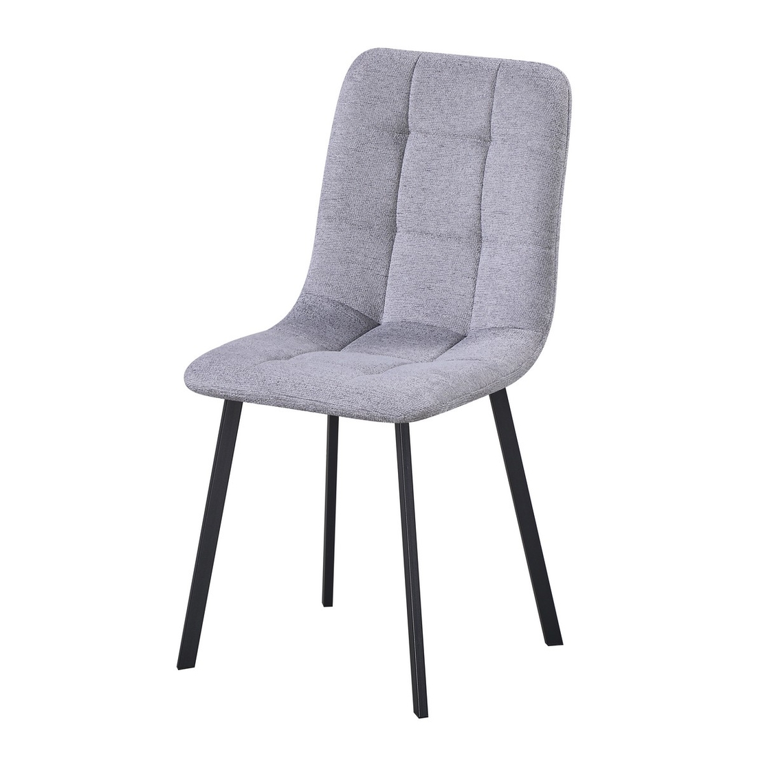 סט 4 כסאות אוכל מרופדים בד קטיפה דגם זאורוס SAURUS אפור