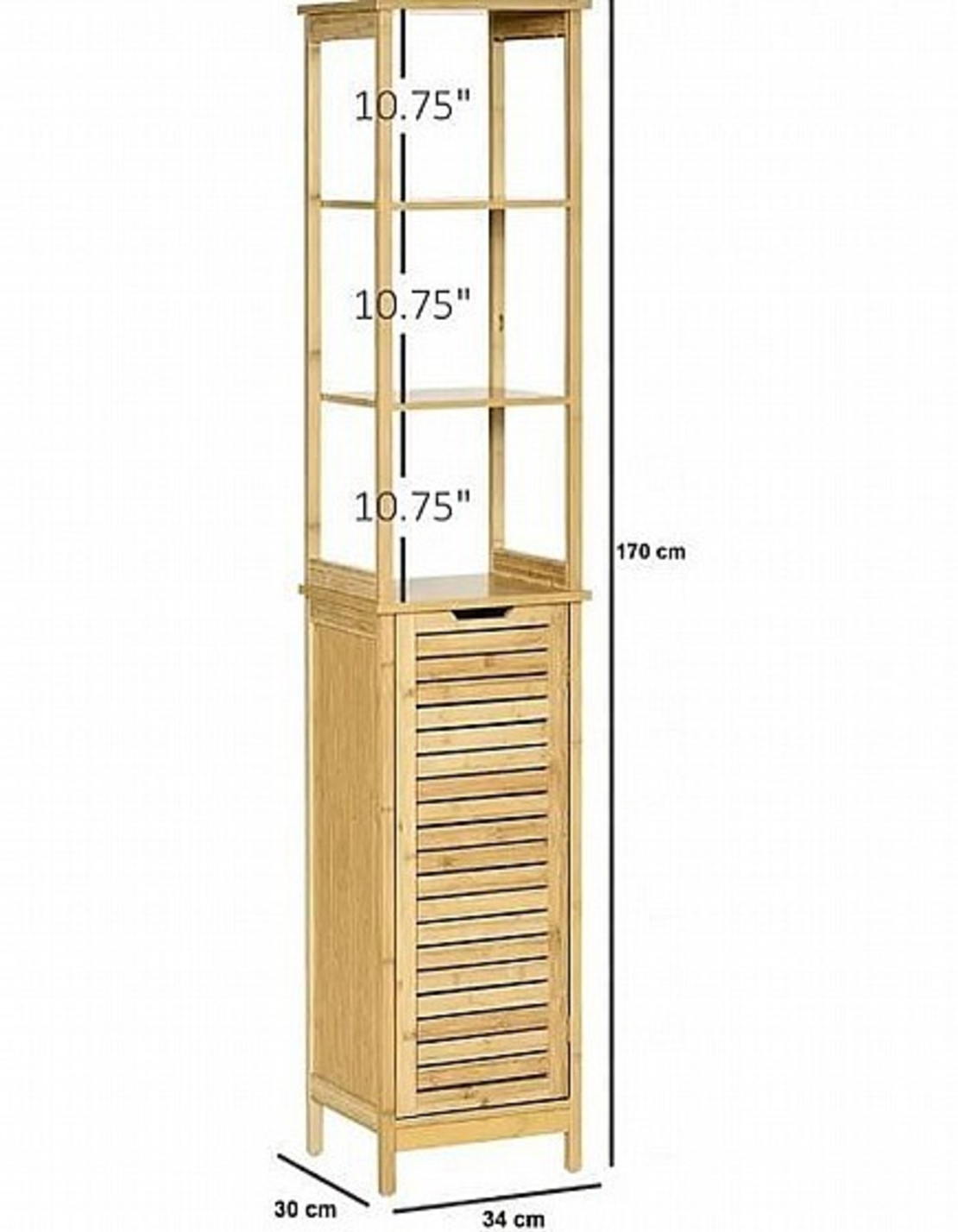 ארון עומד עם דלת במבוק 333