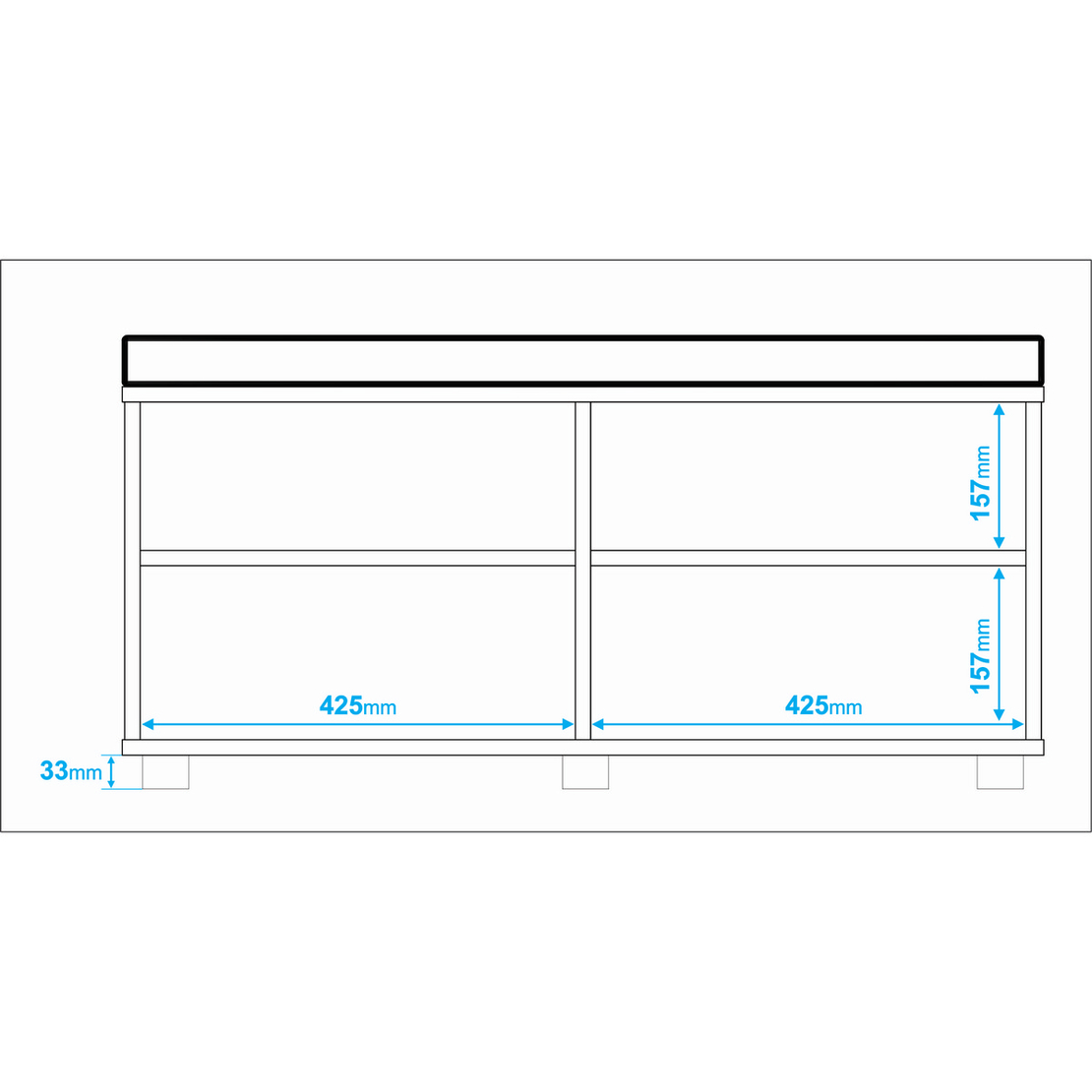 שידת נעליים עם מושב דגם רוזליה ROZALIA