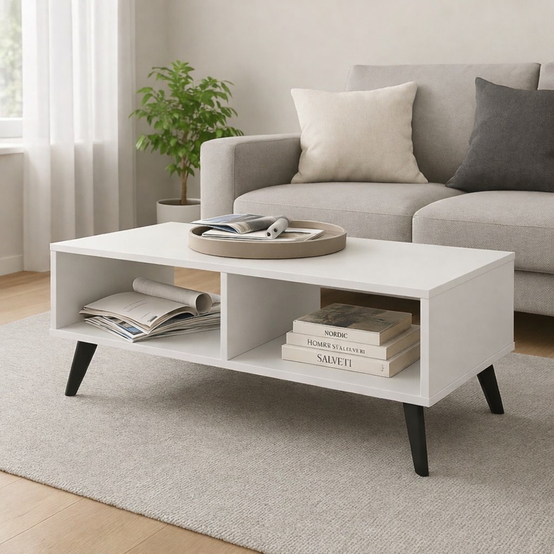 שולחן סלון דגם תמרה TAMARA לבן