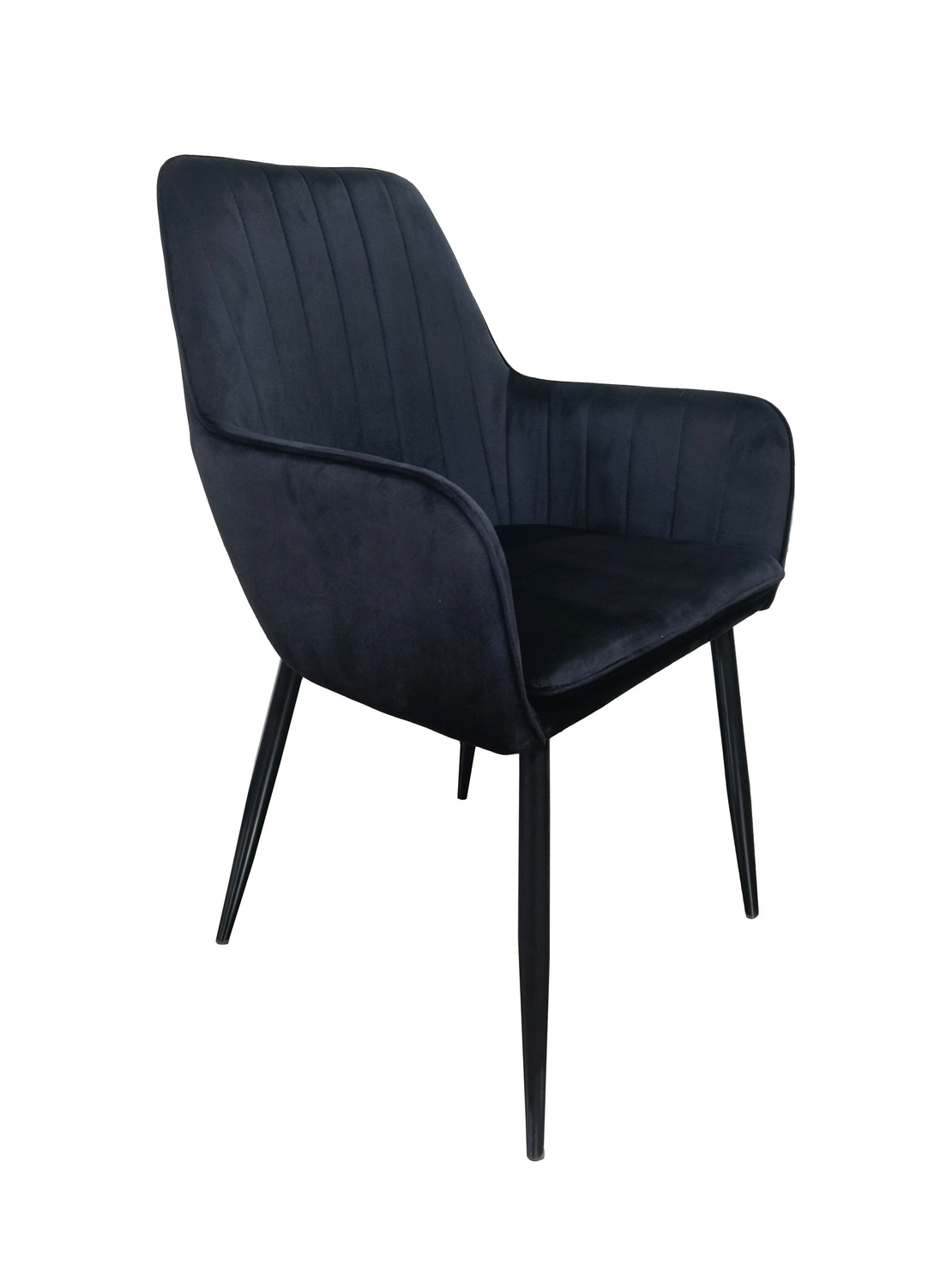 זוג כורסאות מעוצבות מקטיפה דגם פנדה שחור