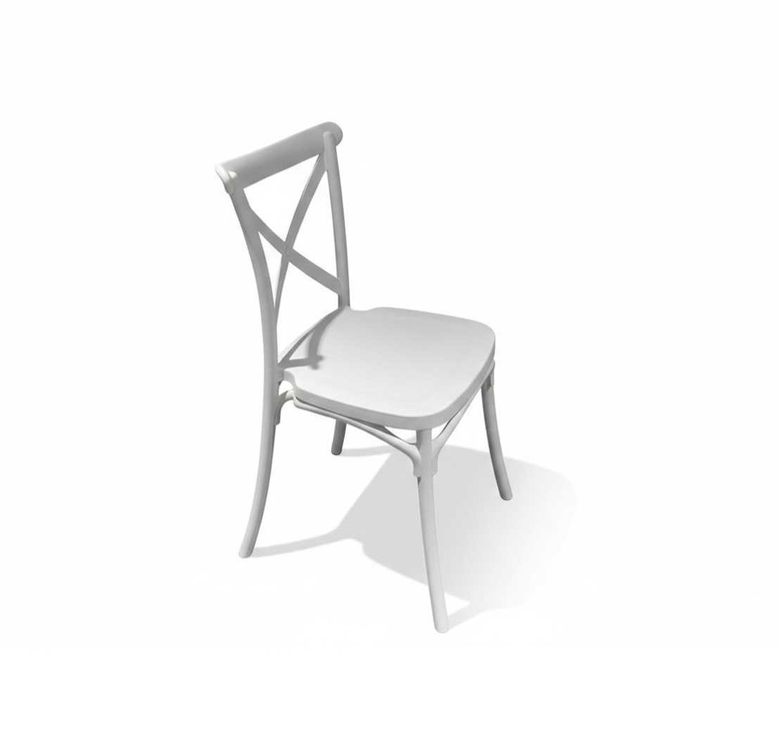 סט 4 כסאות נערמים מפלסטיק מונובלוק יצוק דגם אלכסה