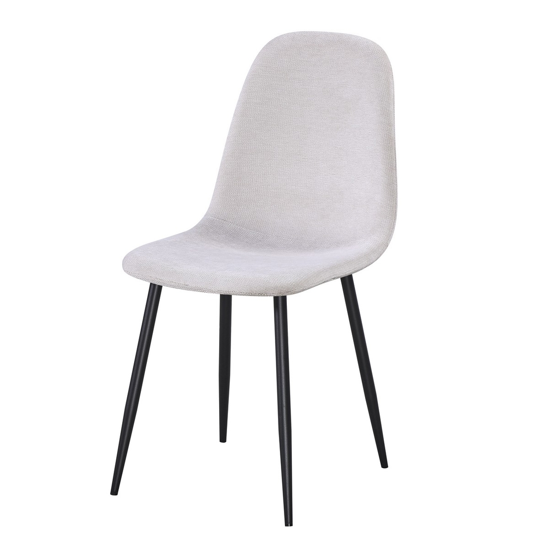 סט 4 כסאות אוכל מרופדים בד דגם אייאנה IENA בז'